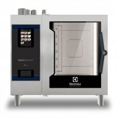 COMBI STEAMER SKYLINE PREMIUM-S, 6x1/1-40GN, GREEN, LINKS DRAAIENDE DEUR, GAS Electrolux Professional